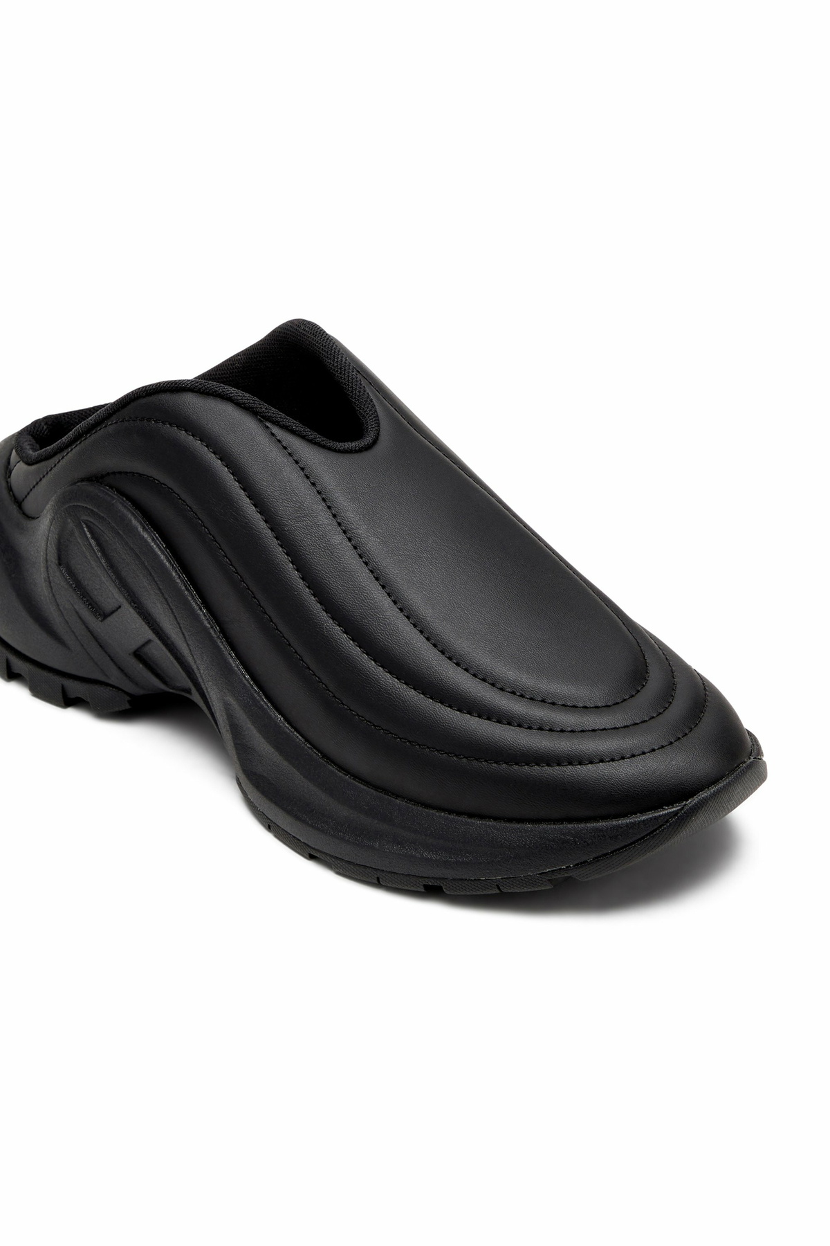 Diesel Matte mules - Sneakers - Unisex - Black