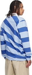 Charles Jeffrey LOVERBOY Blue Topsy Turvy Polo