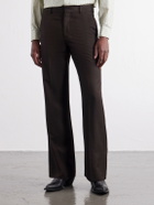Acne Studios - Straight-Leg Herringbone Trousers - Brown