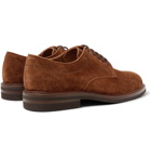 Brunello Cucinelli - Suede Derby Shoes - Men - Dark brown