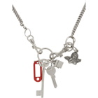Vetements Silver Keychain Necklace