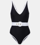 Heidi Klein Pampelonne belted swimsuit