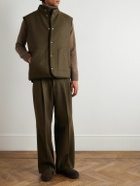 Loro Piana - Kelvin Wish® Wool and Cashmere-Blend Gilet - Green