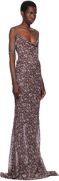 Paris Georgia Purple Milly Maxi Dress