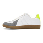 Maison Margiela White and Yellow Replica Sneakers