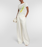 Loewe High-rise silk pants