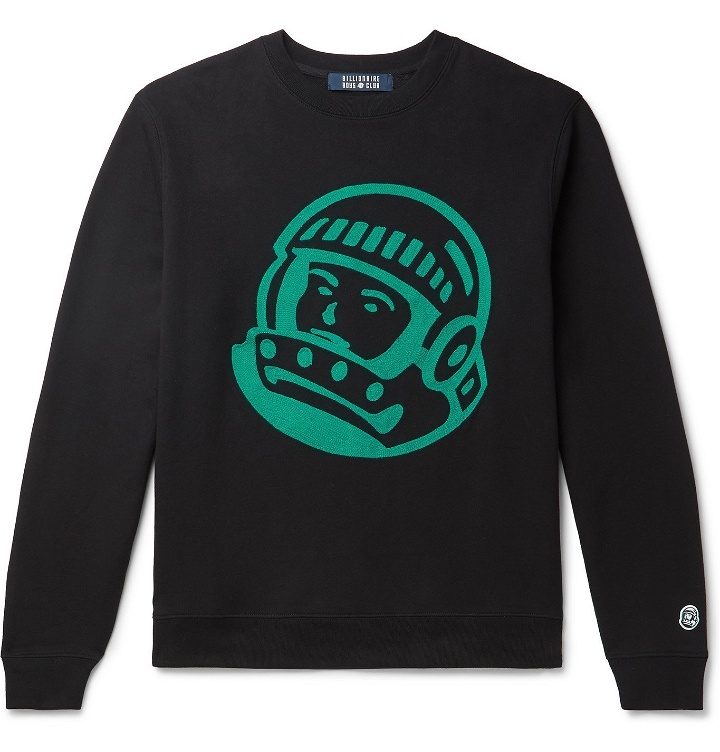 Photo: Billionaire Boys Club - Logo-Embroidered Loopback Cotton-Jersey Sweatshirt - Black