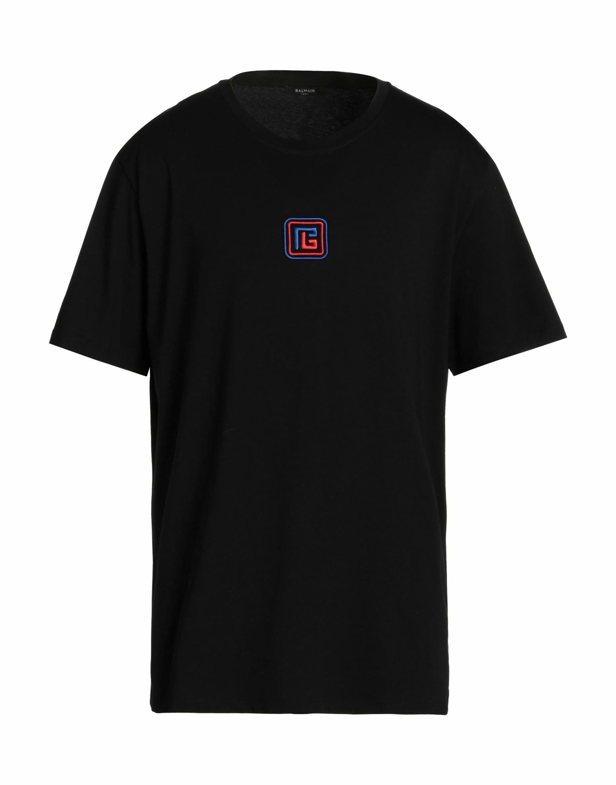 Balmain Mens T-shirt in Black