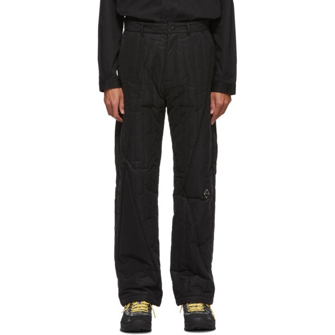 Photo: A-Cold-Wall* Black Quilted Puffer Trousers