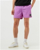 Calvin Klein Underwear Pure Swim Medium Drawstring Shorts Purple - Mens - Swimwear