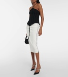 Maticevski Cygnet high-rise midi skirt