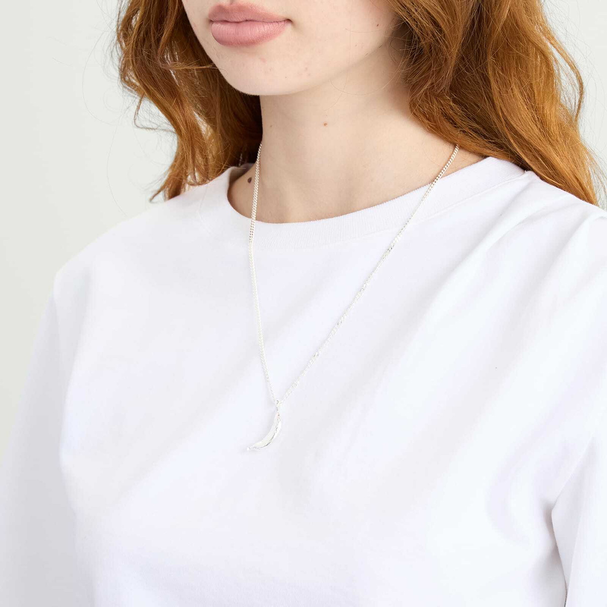 Simuero Platano Necklace in Silver 