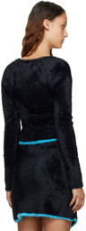 PH5 Black Europa Faux-Fur Cardigan
