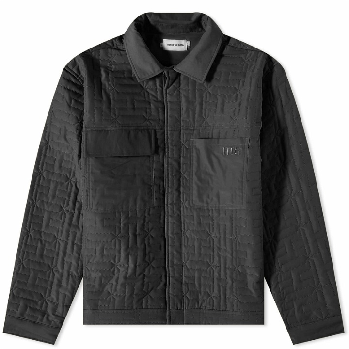Photo: Honor the Gift Men's Quilted Jacket in Black