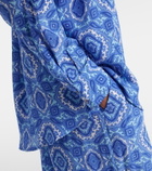 Heidi Klein Mykonos printed silk shirt
