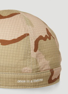 Camouflage Baseball Cap in Beige