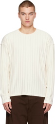 mfpen Off-White Round Neck Sweater
