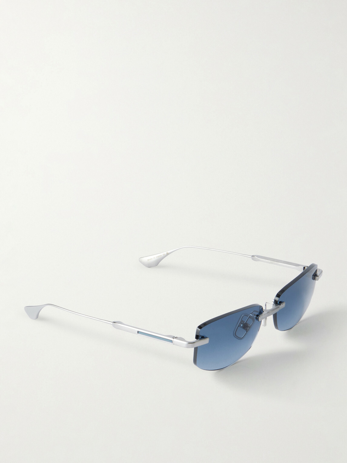 DITA - Trysim.75 Square-Frame Silver-Tone Titanium Sunglasses