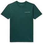 Pop Trading Company - Logo-Print Cotton-Jersey T-Shirt - Men - Dark green
