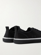 James Perse - Rubber-Trimmed Canvas Sneakers - Black