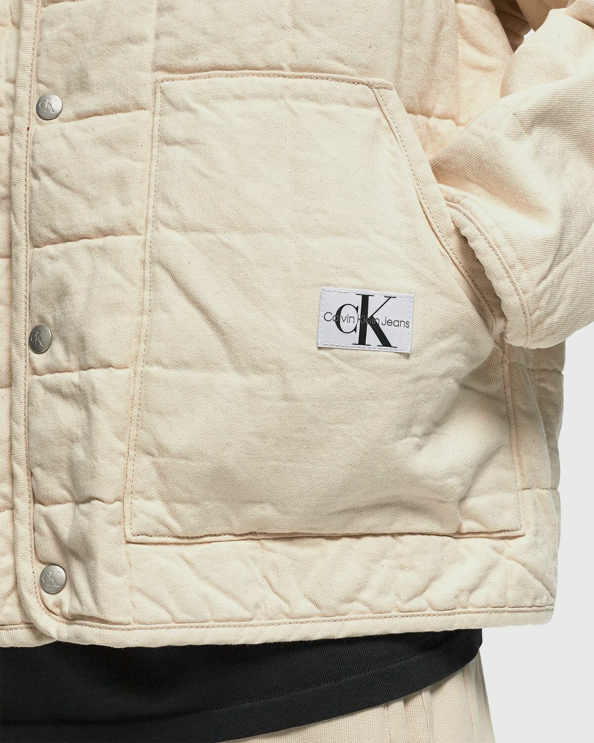 Calvin Klein Jeans Padded Denim Jacket Blue Denim Jackets