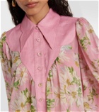 Alémais Maia floral silk shirt