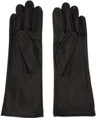 Ernest W. Baker SSENSE Exclusive Black Leather Gloves