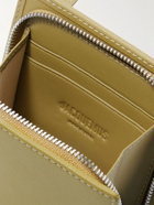 Jacquemus - Le Gadjo Logo-Appliquéd Leather Wallet with Lanyard