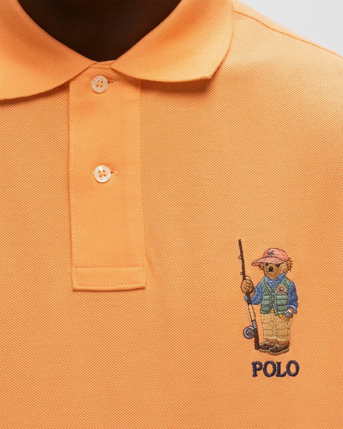 Polo Ralph Lauren Short Sleeve Polo Shirt Orange Polos