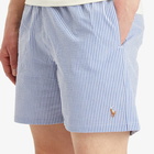 Polo Ralph Lauren Men's Seersucker Stripe Traveler Swim Shorts in Cruise Royal Seersucker