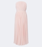 Magda Butrym Pleated bustier cocktail dress