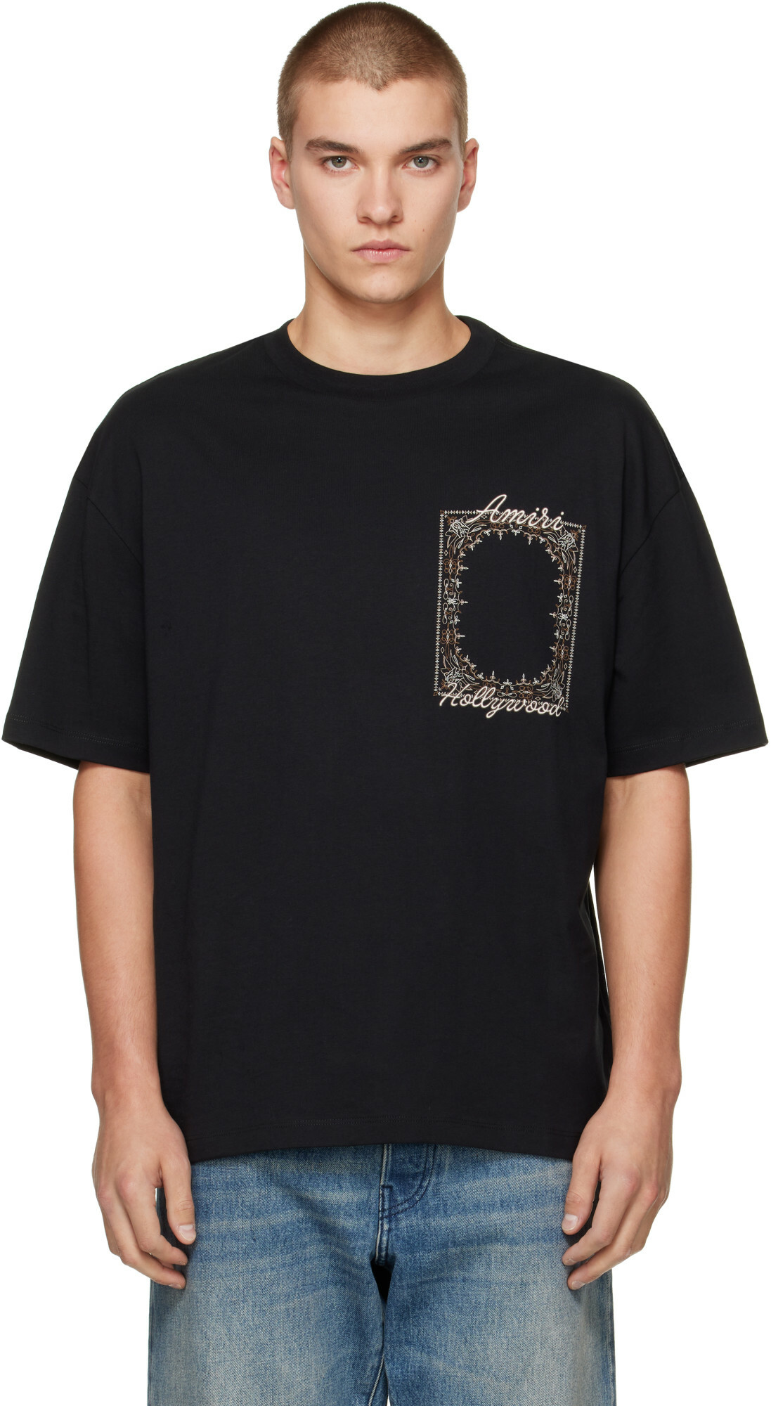 AMIRI Black LA Landmark T-shirt Amiri