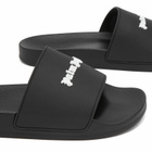 Palm Angels Classic Logo Pool Slide in Black