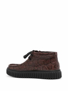 Martine Rose Brown Lace-Up Ankle Boots
