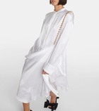 Loewe Chain-detail silk shirt dress
