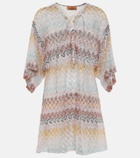 Missoni Mare Zig-zag lamé minidress