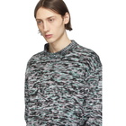 Loewe Black and Multicolor Melange Sweater