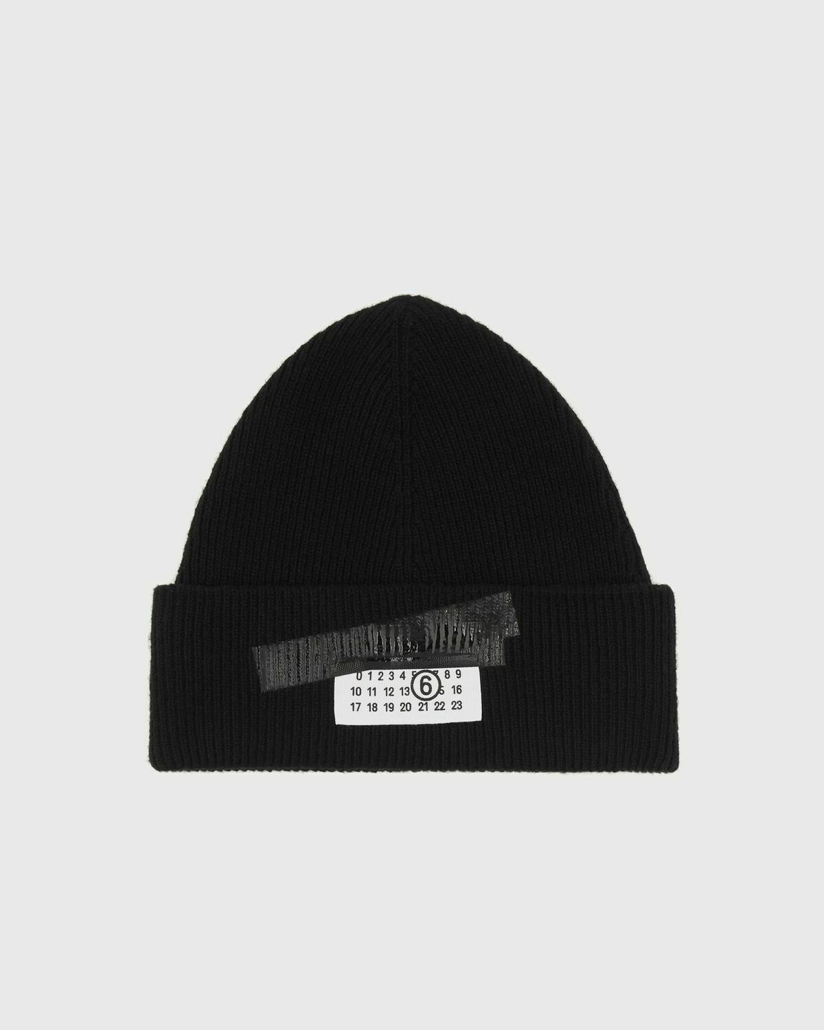 Maison Margiela MM6 BEANIE Black Mens Beany