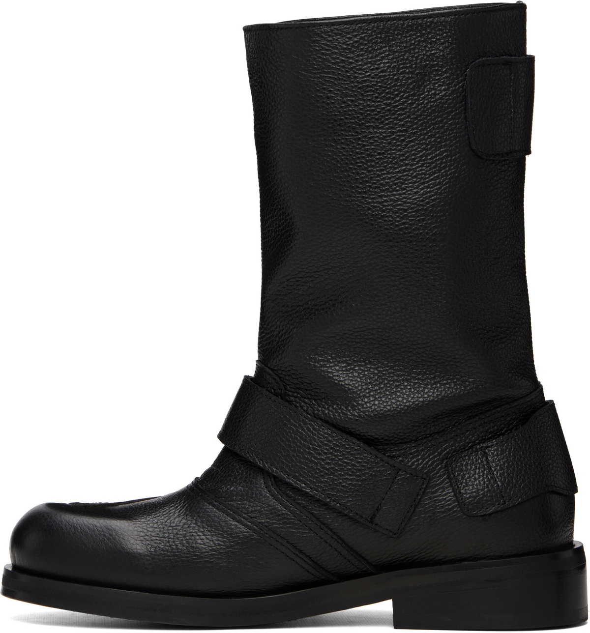 Stefan Cooke Black Pegasus Biker Boots