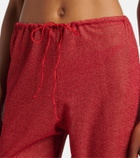 Oséree Lumière Plumage wide-leg pants