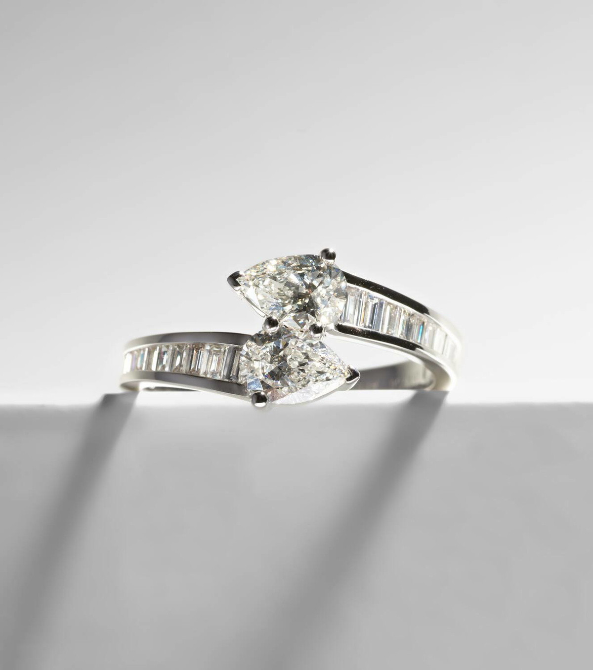 Anita Ko Saturn 18kt white gold ring with diamonds