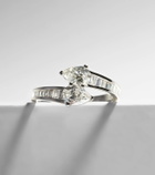 Anita Ko Saturn 18kt white gold ring with diamonds