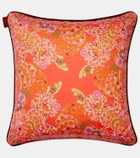 Etro Floral cotton jacquard cushion
