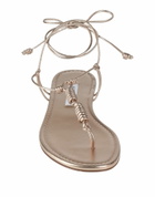 Aquazzura Womens Thong sandal Copper