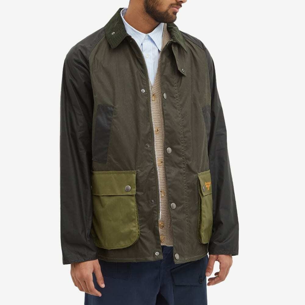 barbour beacon summer bedale wax jacketカラーはセイジ