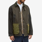 Barbour Men's Beacon Summer Bedale Wax Jacket in Patch Archive Olive