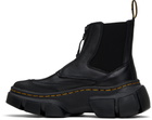 Dr. Martens Black DXML Zip Leather Chelsea Boots