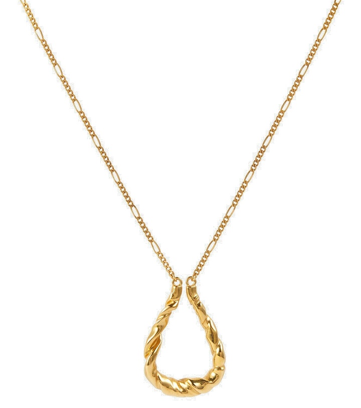 Photo: Loewe Nappa twisted sterling silver necklace
