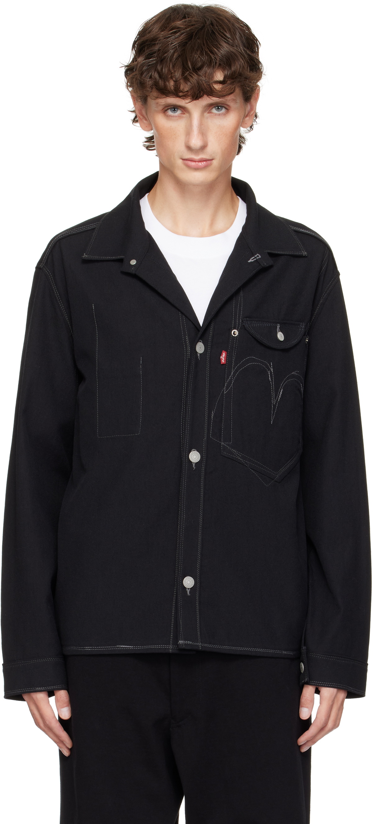 JUNYA WATANABE MAN × Levi's 長袖シャツ 再構築 Junya Watanabe Black Levi's Edition Shirt Junya Watanabe