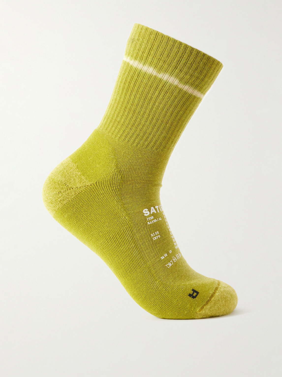 Satisfy - Stretch Merino Wool-Blend Socks - Green